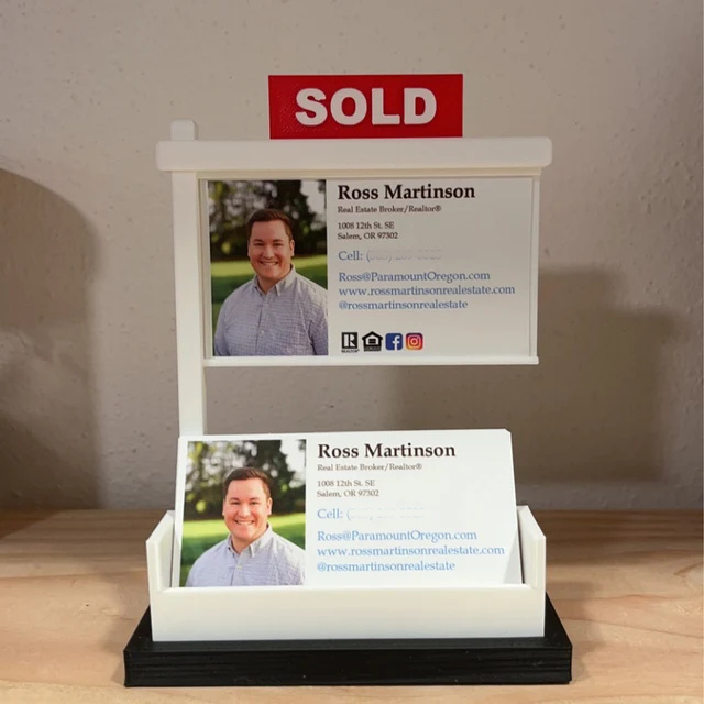 🔥70% OFF LAST DAY - Customize Real Estate Business Card Display
