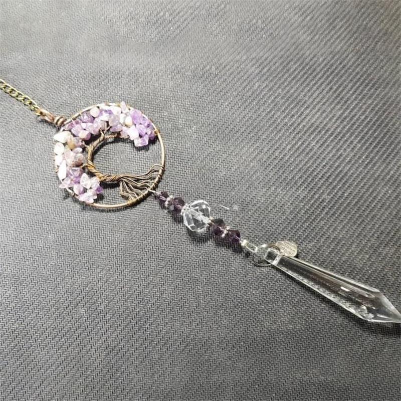 💘Capture Her Heart: Unique Mother's Day Gift - Amethyst Crystal Sun-Catcher🎀