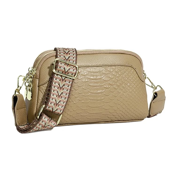 🔥Last Day Promotion 50% OFF🔥 - First Layer Cowhide Crossbody Bag Alligator Pattern Women Shoulder Bag for Work