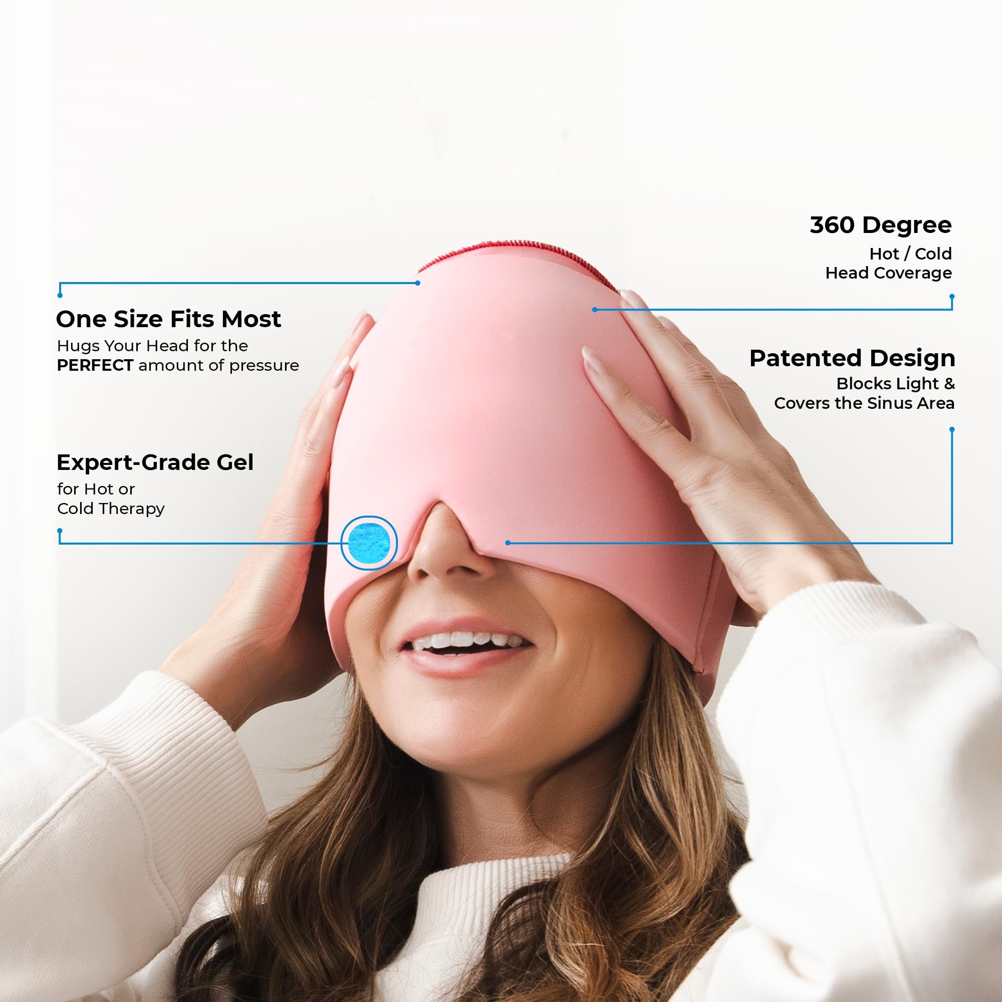 🔥Last Day Promotion 50% OFF🔥 - Hot and Cold Therapy Migraine Relief Cap