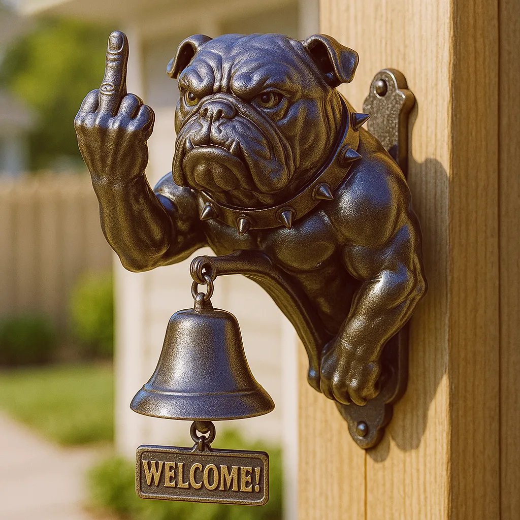 🔥Last Day: 50% OFF!🔥Funny Bulldog Doorbell