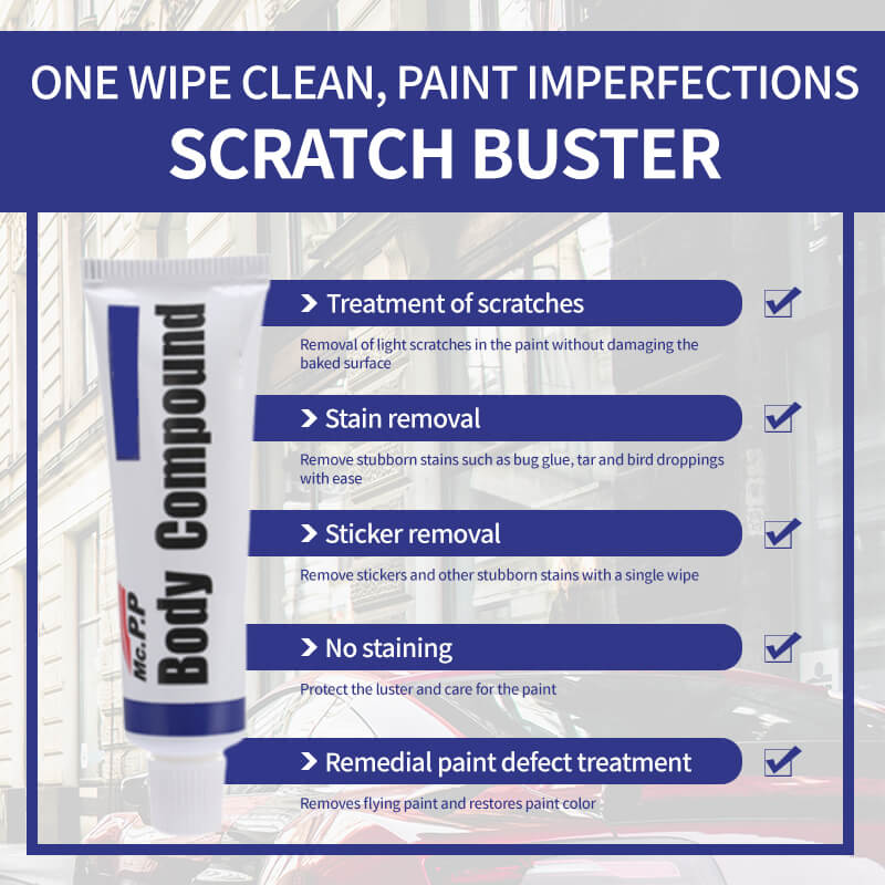 Professional Car Scratch Repair Agent (Buy 1 Get Grinding Sponge)