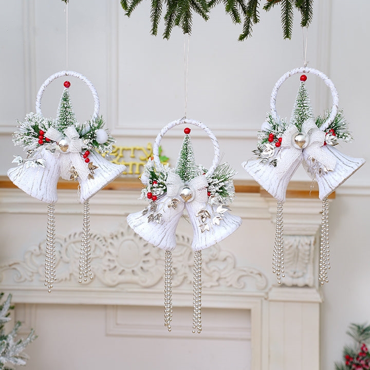 ON SALE🔥Christmas Decorations White Bell Hanging Ornaments