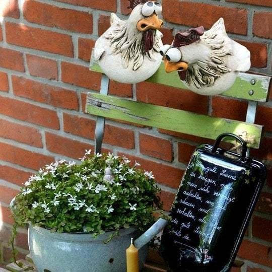🔥HOT SALE🔥Funny Chicken Garden Fence Decoration🐔