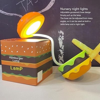 🍔Burger Expandable and Collapsible Fun Lamp