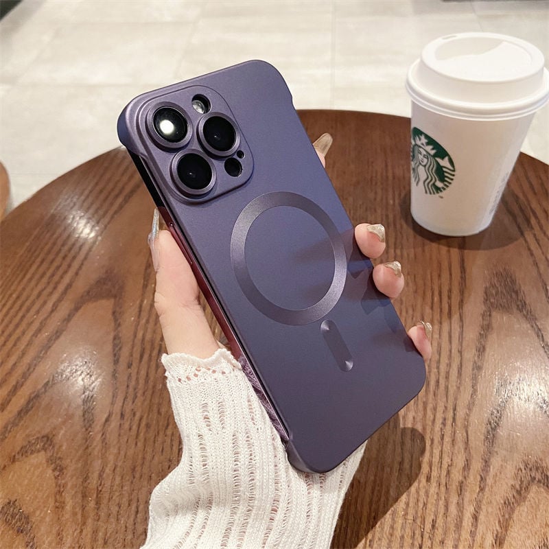 🎁💝2024 Valentine’s Day Gifts - Frameless Matte Ultra Thin Magnetic iPhone Case