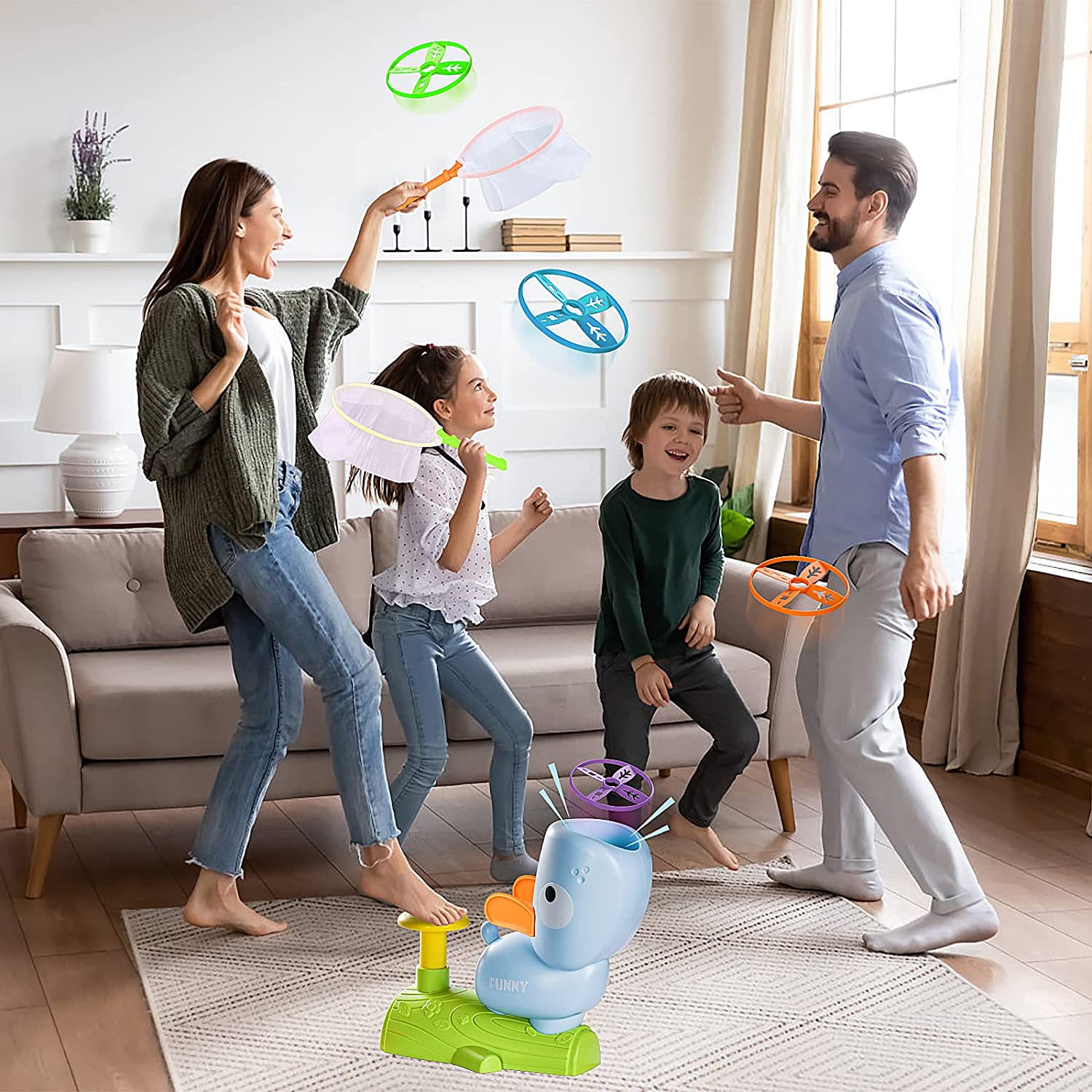 🎁Winter Sale 50%OFF🔥 Flying Disc Launcher Toy for Kids