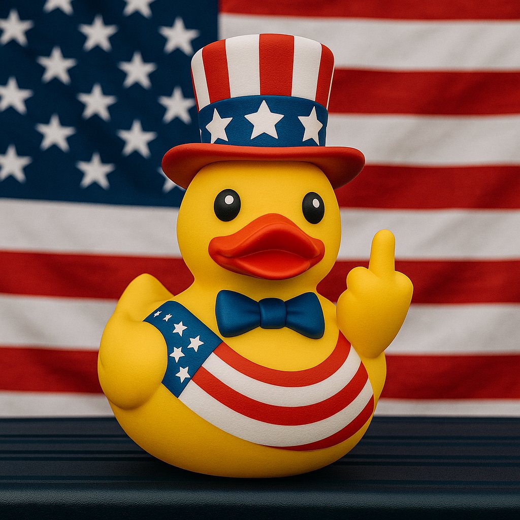 🦆🖕 "250 Years of Sass" Revolutionary Duck – The Founding Father of Attitude