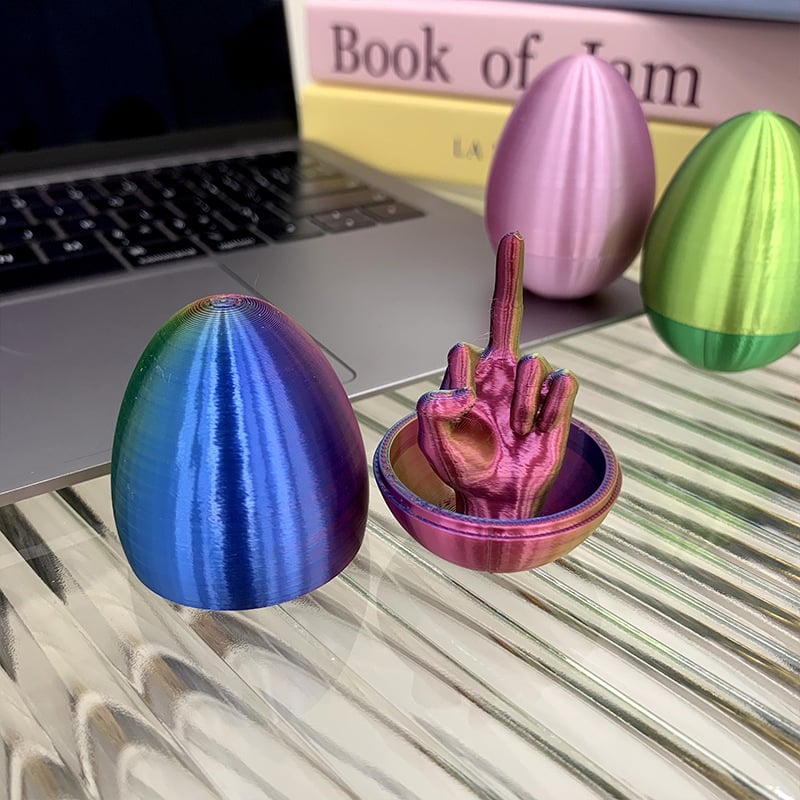 Hilarious Middle Finger Egg - Easter Bunny Gift