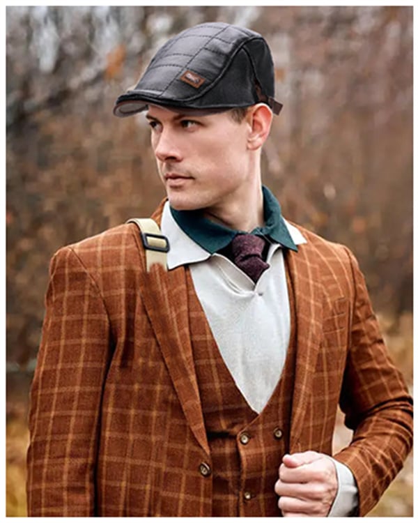 (🎄Hot Sale-70%OFF)- New Trendy Leather Beret