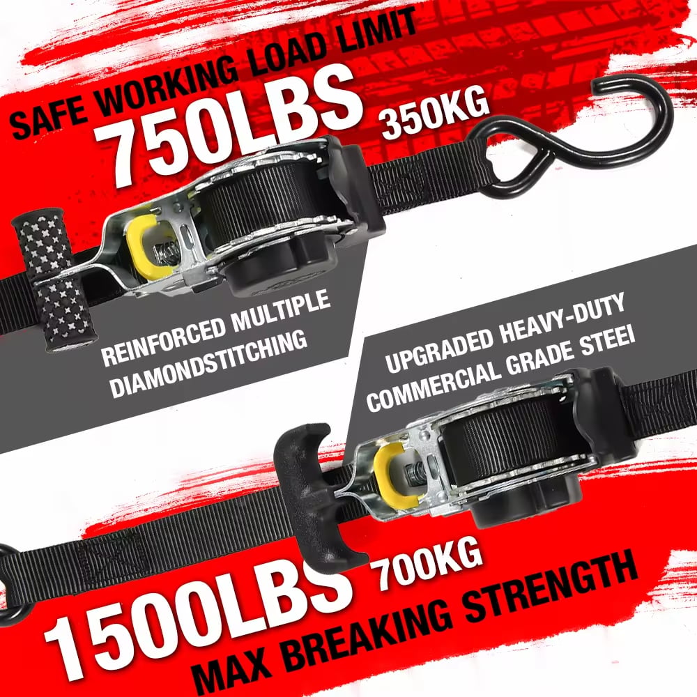 🎉🎉2025New Year Limited Time Sale-49% Discount🎁Retractable Ratchet Straps(🎁Perfect Gift)