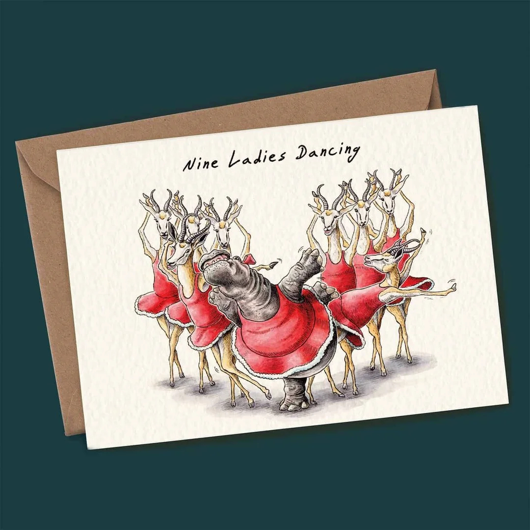 🎁💝2023 CHRISTMAS GIFT - Twelve Days Of Christmas Card Set