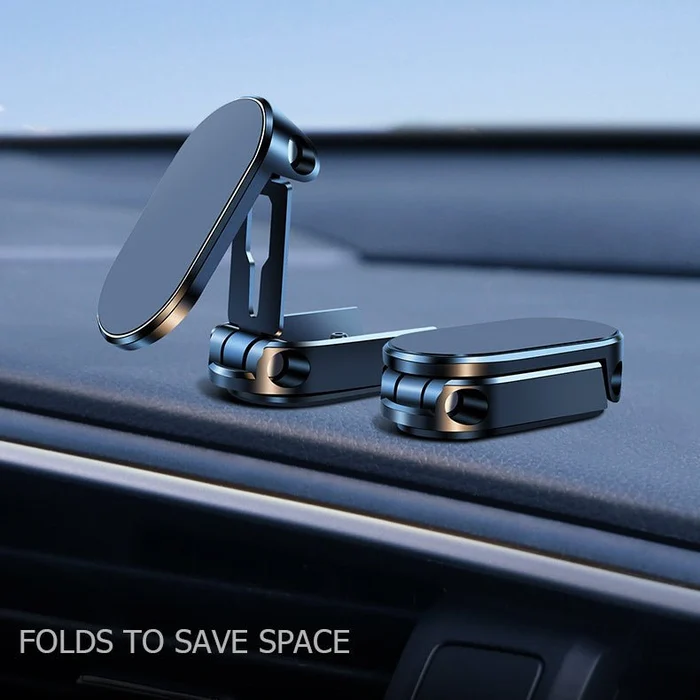 🔥Hot Sale🔥2022 New Alloy Folding Magnetic Car Phone Holder