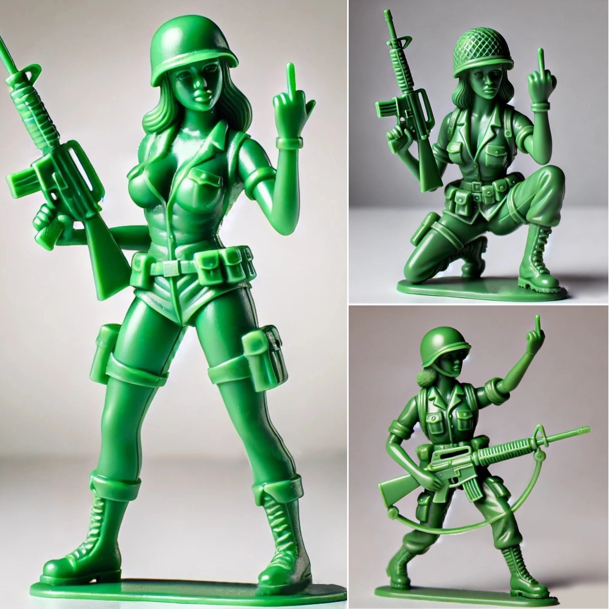 Funny Green Army Men