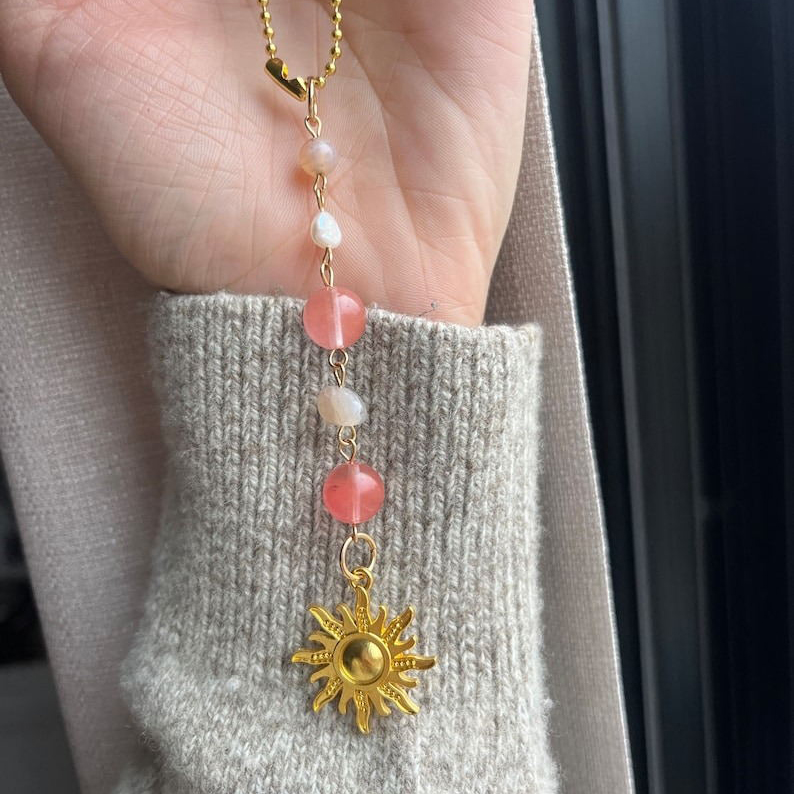 🔥Last Day Promotion 50% OFF🔥😍Sun Handmade Car Charm💖