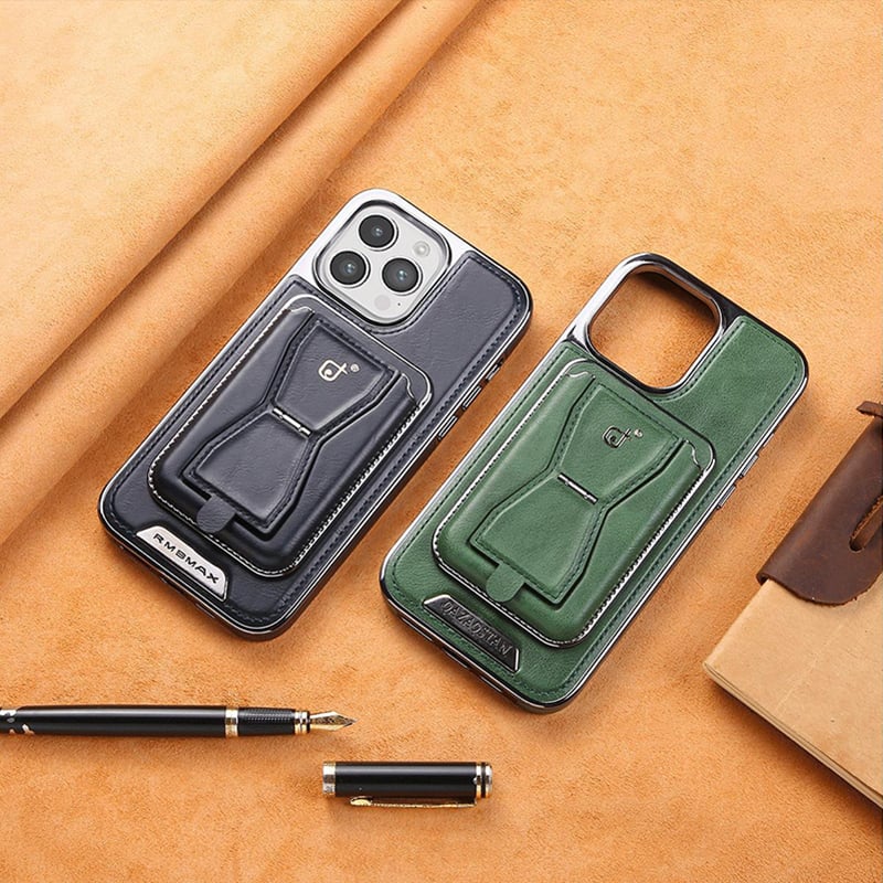 🔥Last Day Promotion 50% OFF🔥 -🤑🤑Luxurious Leather Magnetic iPhone Case with Removal Card Holder