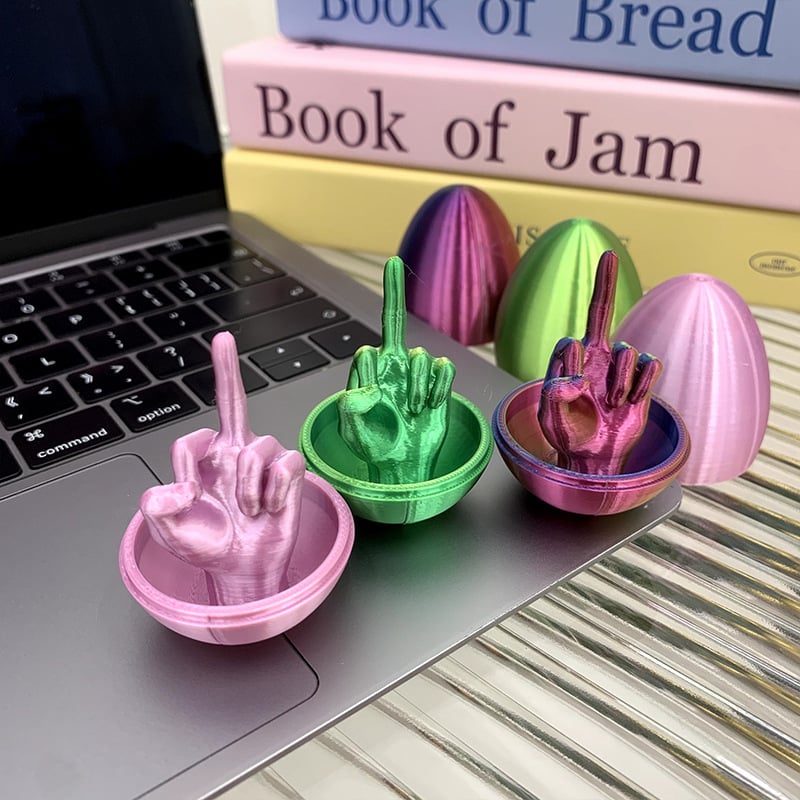 Hilarious Middle Finger Egg - Easter Bunny Gift