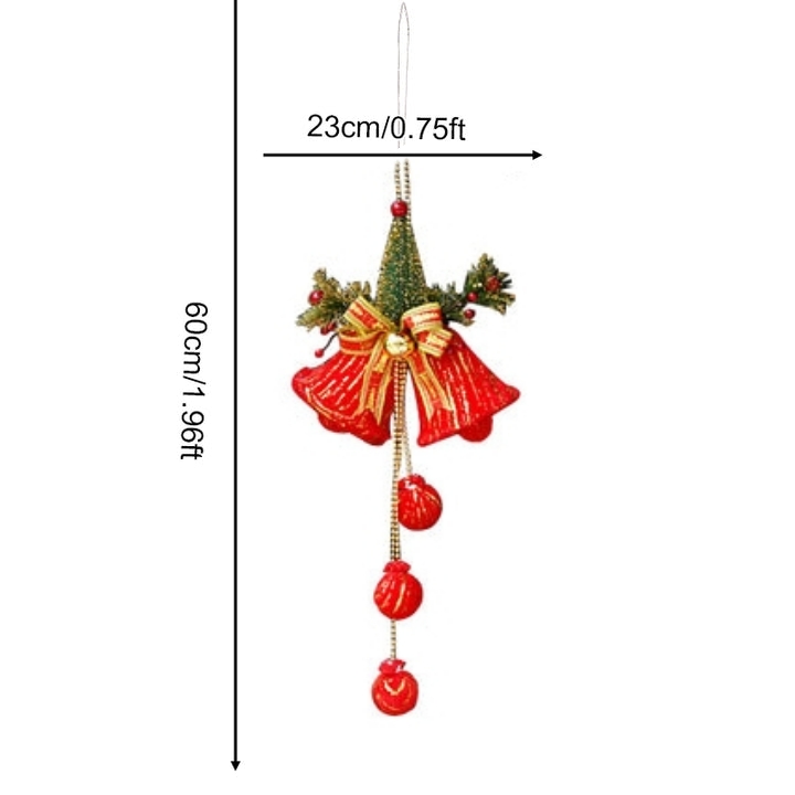 ON SALE🔥Christmas Decorations White Bell Hanging Ornaments