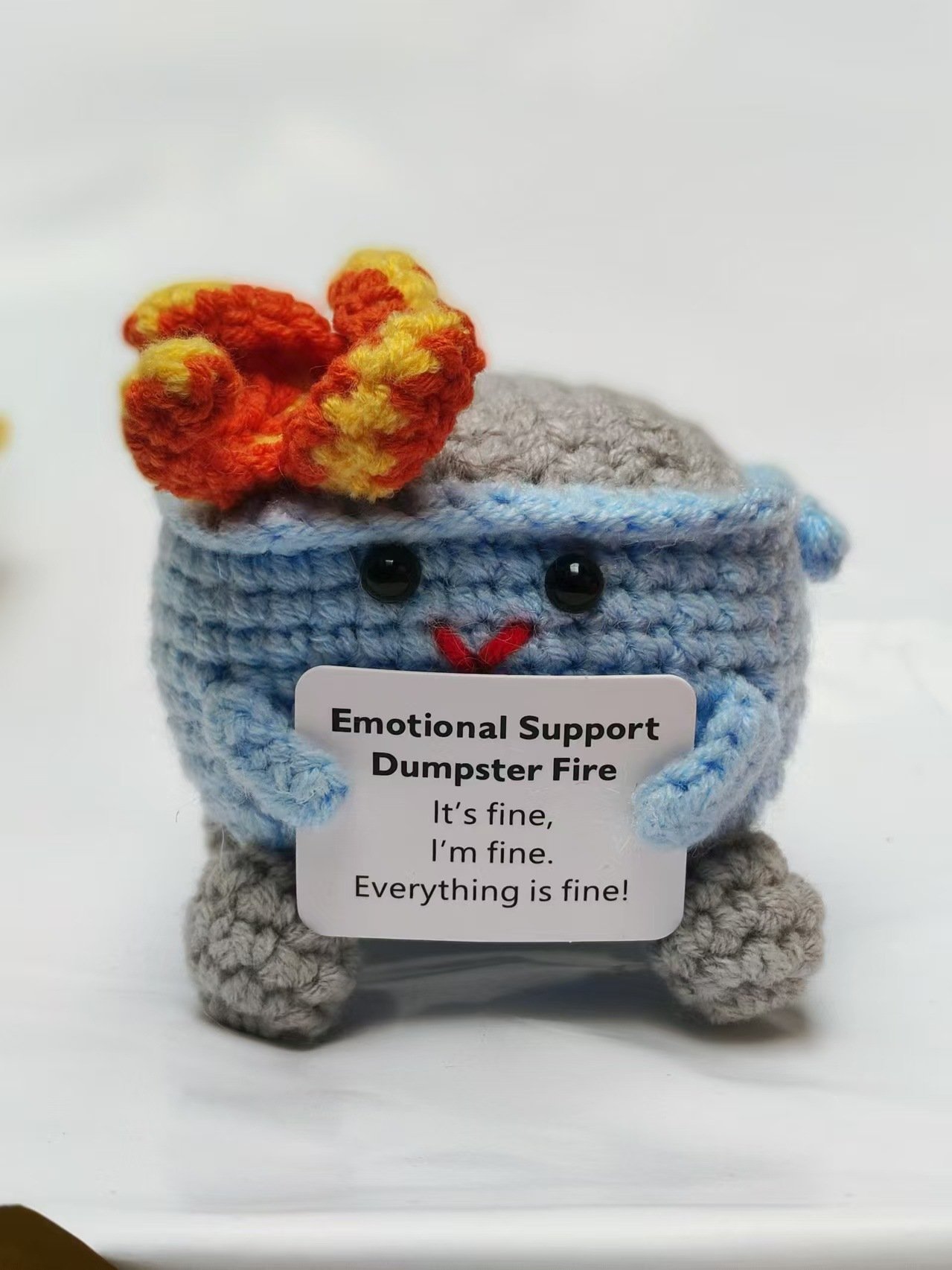 🎄Christmas Gifts 49% OFF - Crochet Dumpster Fire Toy🔥