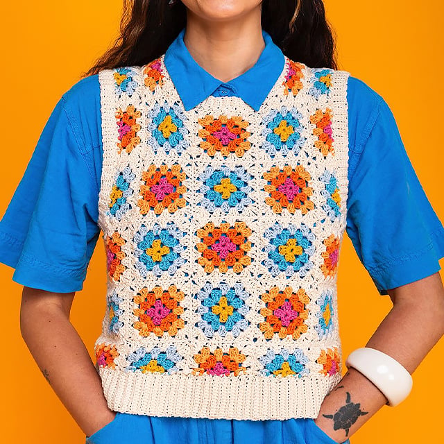 The Granny Square Card Deck(50 Mix & Match Designs)