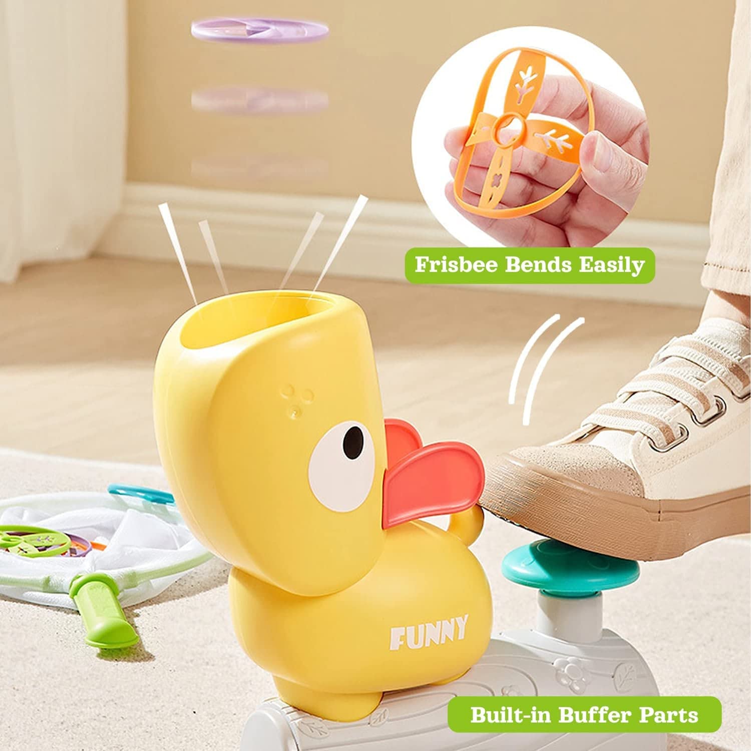 🎁Winter Sale 50%OFF🔥 Flying Disc Launcher Toy for Kids