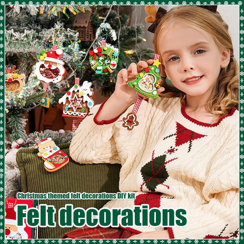 💥Christmas Sale 49% Off -Christmas Themed Felt Decoration DIY Material Package