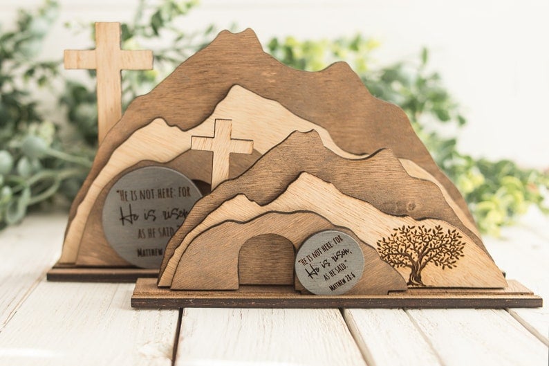 🔥Last Day Promotion 50% OFF🔥 - EMPTY TOMB WOODEN EASTER DECOR