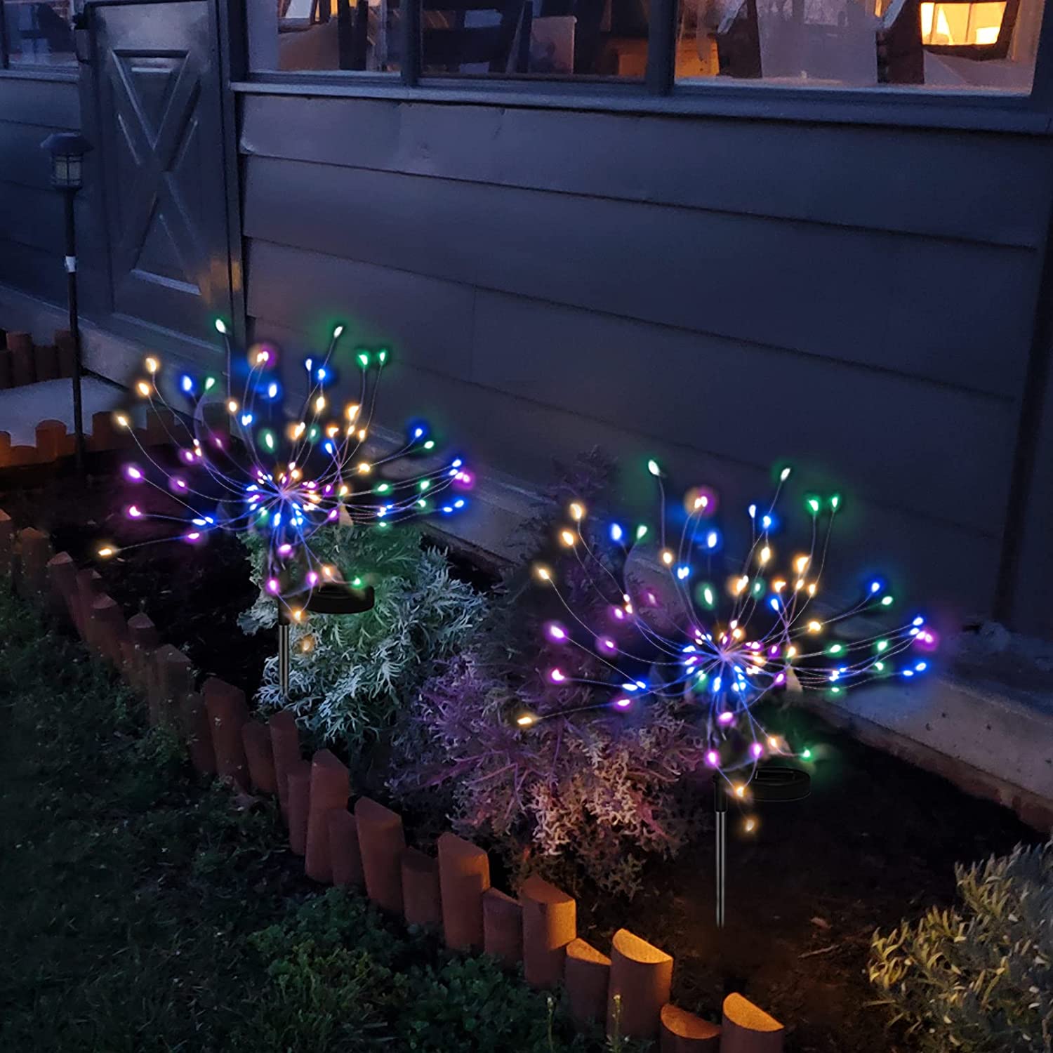 🔥Last Day Promotion 70% OFF🔥 - 🎁Waterproof  Solar Garden Fireworks Lamp