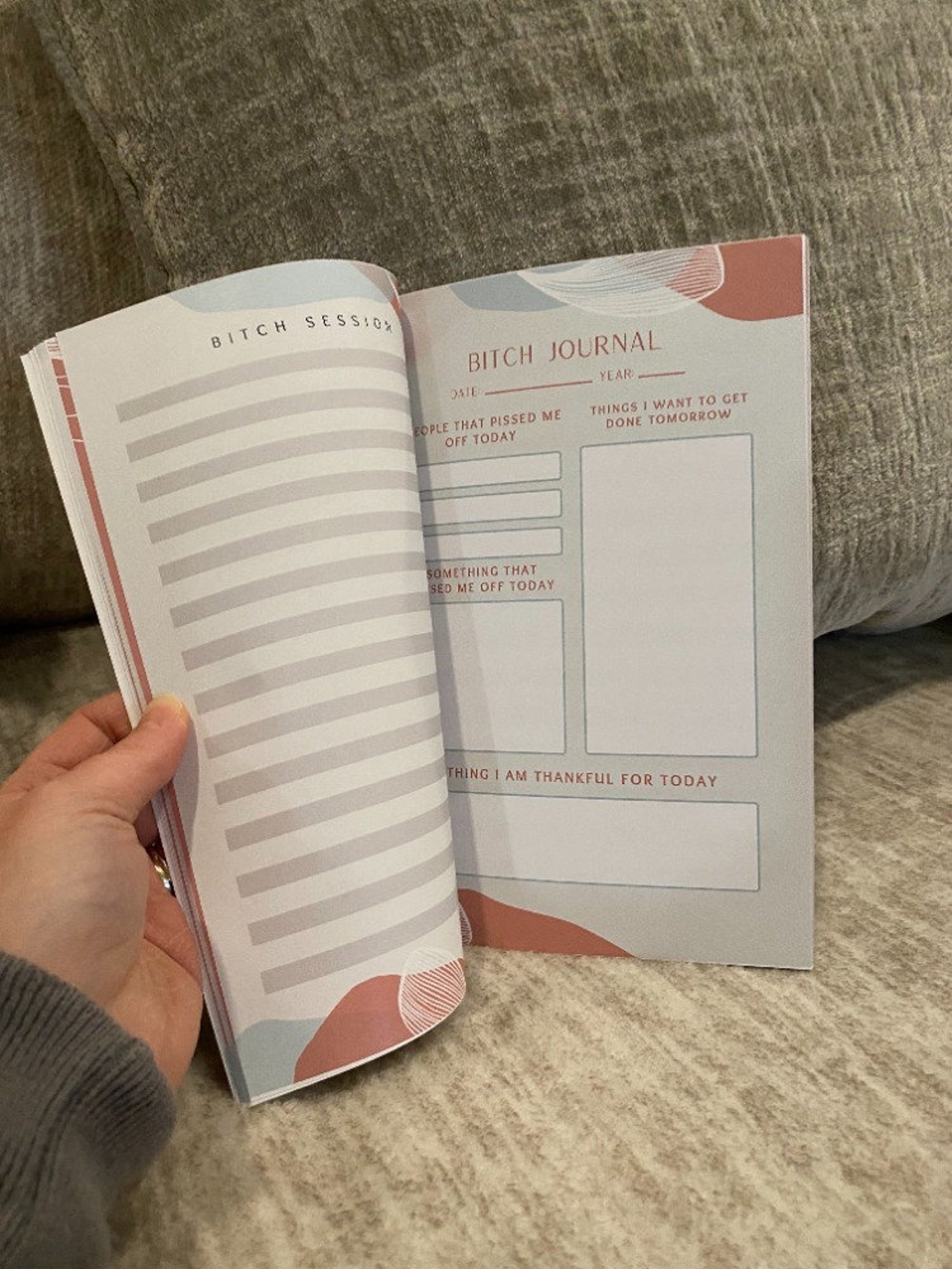🧠My Bitch Book - A Therapeutic Stress Relief Journal, Self Help Journal, Fun Journal, Stress Relief Journal, Soothing Journal