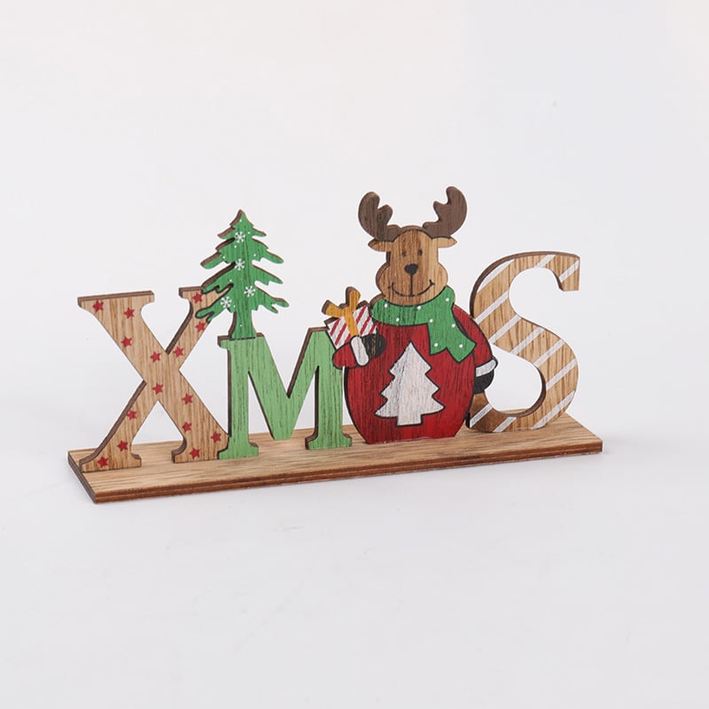 🎅2024 Christmas Gift - 🎄Wooden Colorful Christmas Ornaments