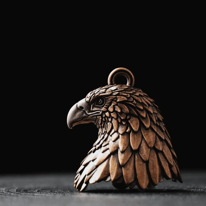 Handcrafted Retro Motorcycle Ride Guardian Bell - Good Luck Charm