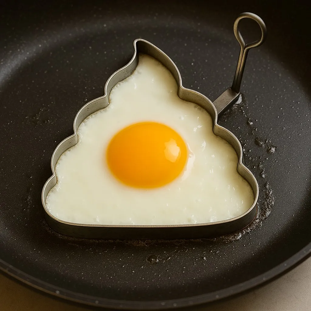 Funny middle finger egg mold
