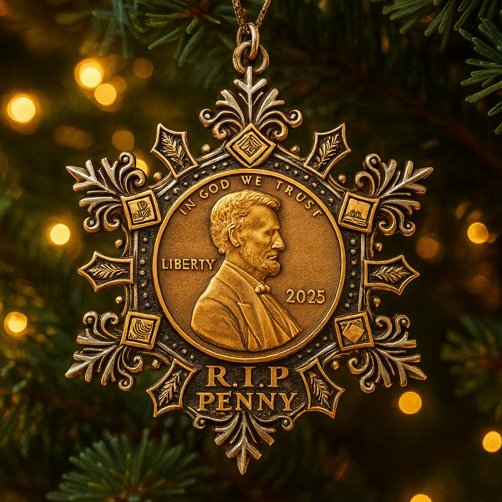 🔥 Black Friday 50% OFF--Final Cent Memorial Snowflake Ornament