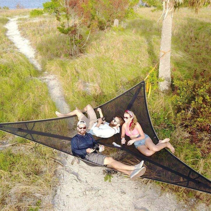 MULTI-PERSON HAMMOCK- PATENTED 3 POINT DESIGN🔥(Free Worldwide Freight)
