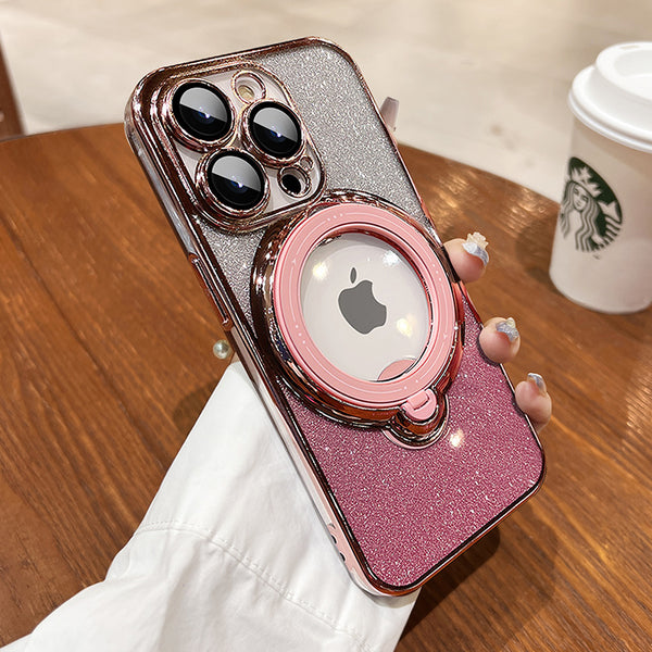 🎁💝2024 Valentine’s Day Gifts - Glitter Magnetic Magsafe Ring Holder Case for iPhone 