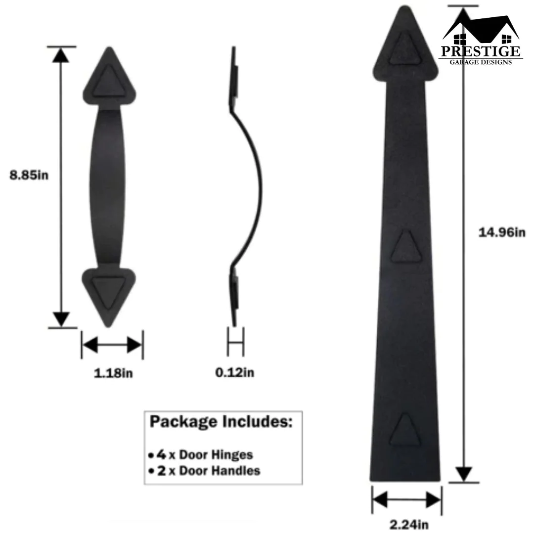 Essential Garage Door Accents (Magnetic 6-PC Set)