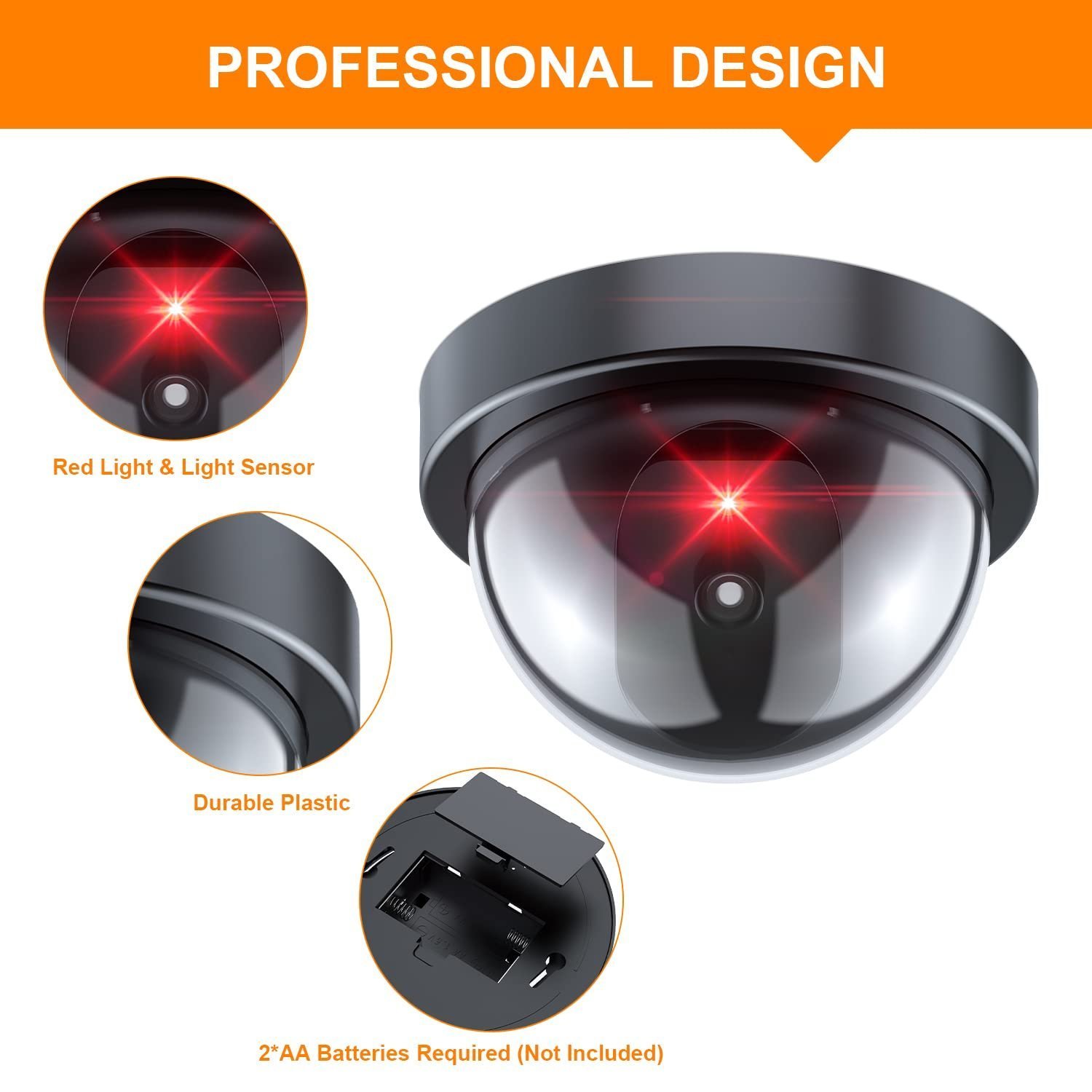 Security Camera for Home and Businesses Indoor Outdoor🔥🔥Buy 3 Get 1 Free (4pcs& Only $10.45 Each& free Shipping)