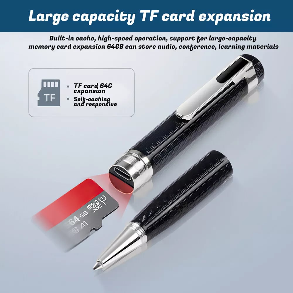 Last Day 49%OFF - Mini Audio Voice Recorder Hidden Pen