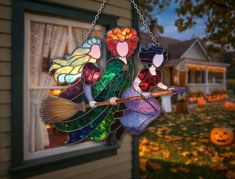Halloween Witch Suncatcher