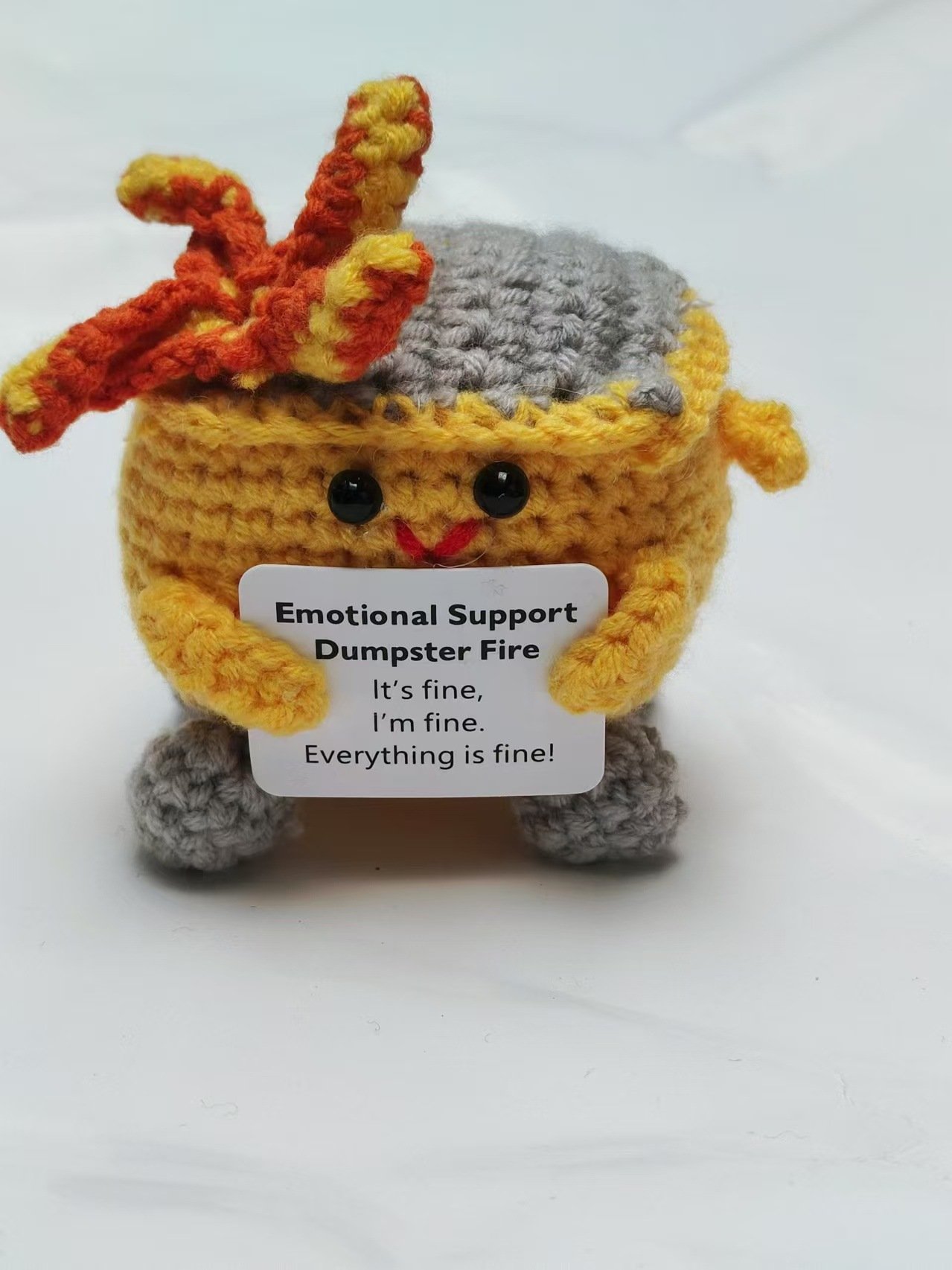 🎄Christmas Gifts 49% OFF - Crochet Dumpster Fire Toy🔥