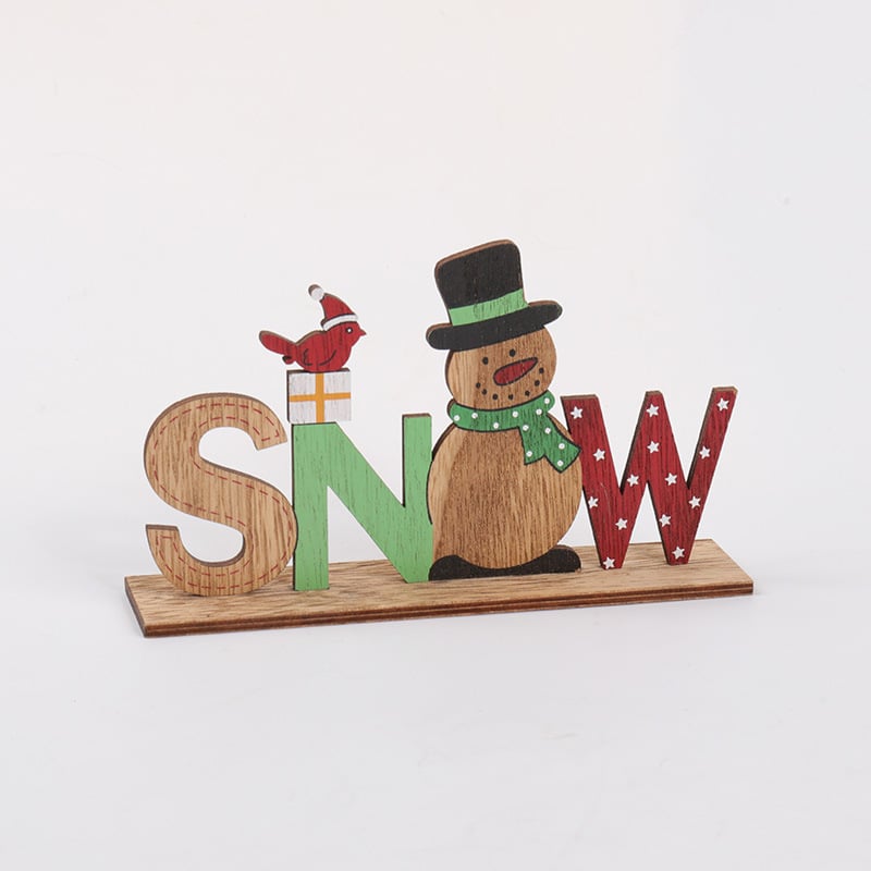 🎅2024 Christmas Gift - 🎄Wooden Colorful Christmas Ornaments