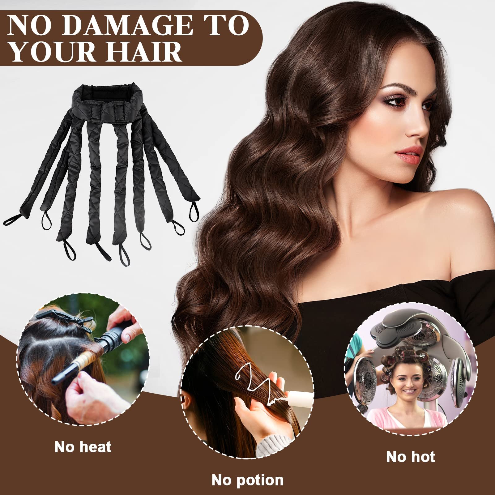 🔥Last Day Promotion 50% OFF🔥 -  Heatless Octopus Curler