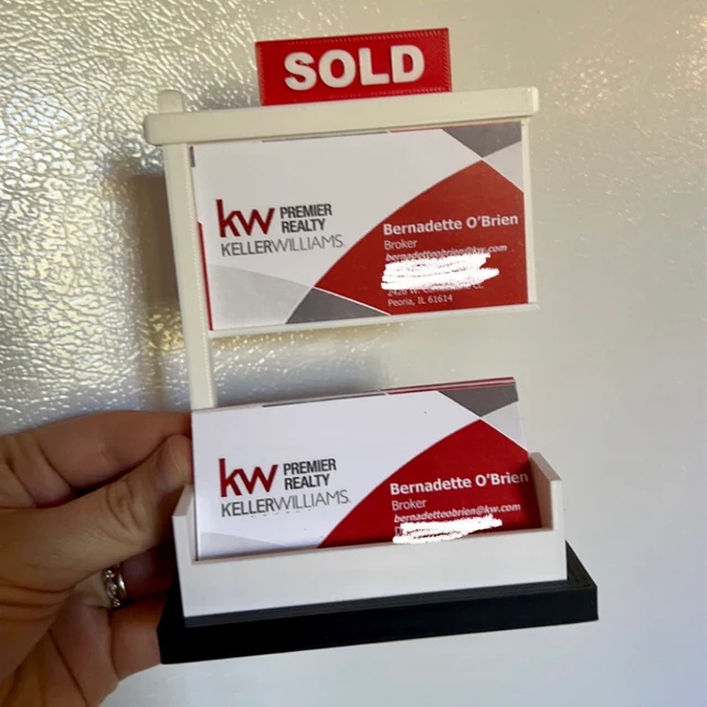 🔥70% OFF LAST DAY - Customize Real Estate Business Card Display