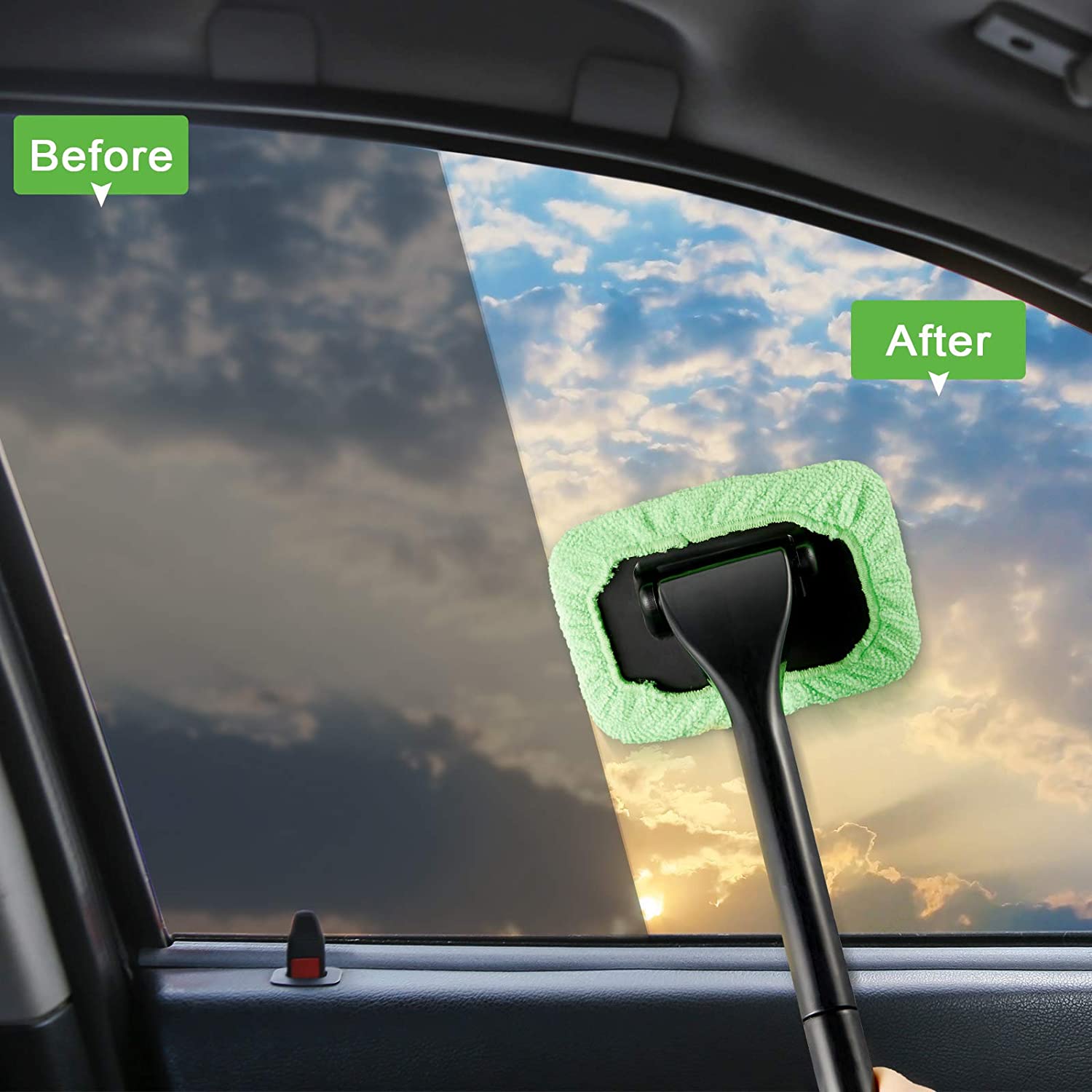 (🎁2024 Hot Sale🎁)⚡BUY 1 GET 1 FREE -Car Windshield Cleaning Tool