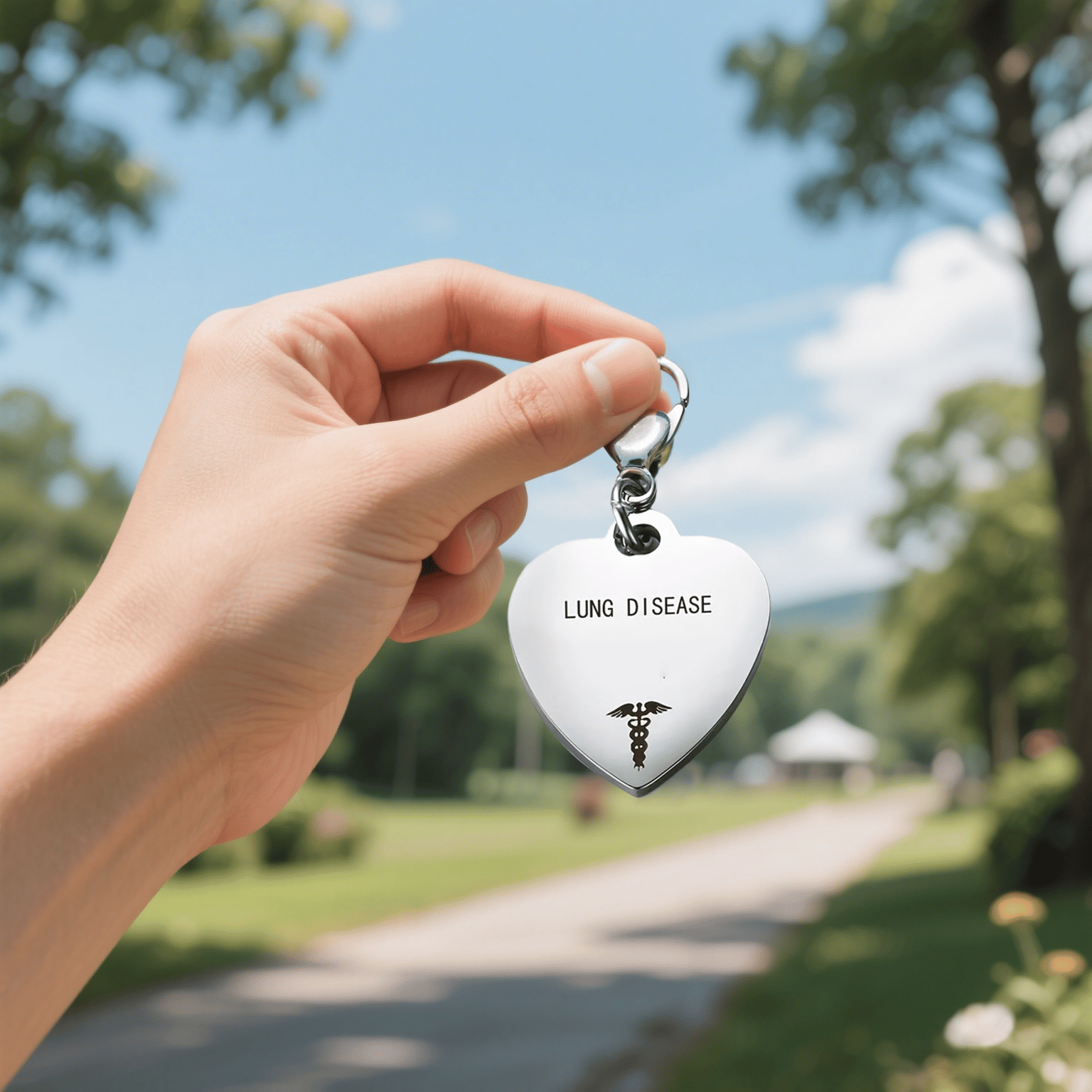 🔥LAST DAY 49% OFF💝Unique Heart-Shaped Medical ID Pendant Keyring🏥
