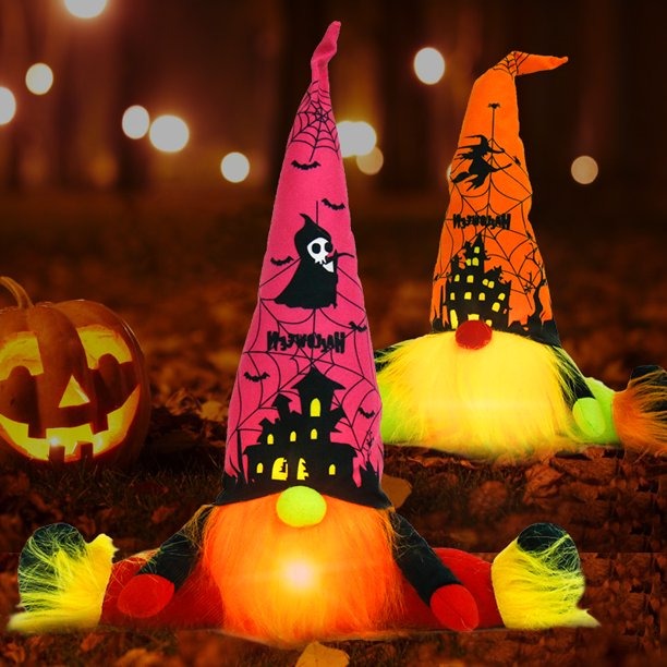Halloween Plush Gnomes Decoration Handmade Craft Tomte Swedish Gnome