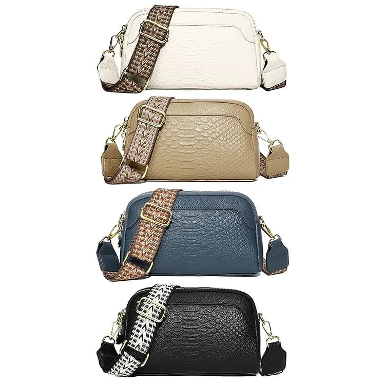 🔥Last Day Promotion 50% OFF🔥 - First Layer Cowhide Crossbody Bag Alligator Pattern Women Shoulder Bag for Work