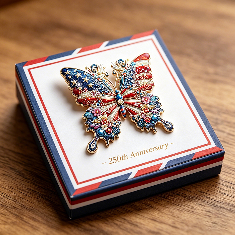 🏆Flash Sale 60% OFF - US 250th Anniversary Enamel Brooch Pin