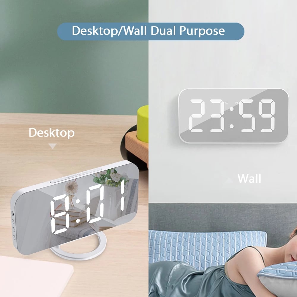 (🎁Last Day Promotion 50%OFF🎁)Mirror projection alarm clock(BUY 2 GET FREE SHIPPING)