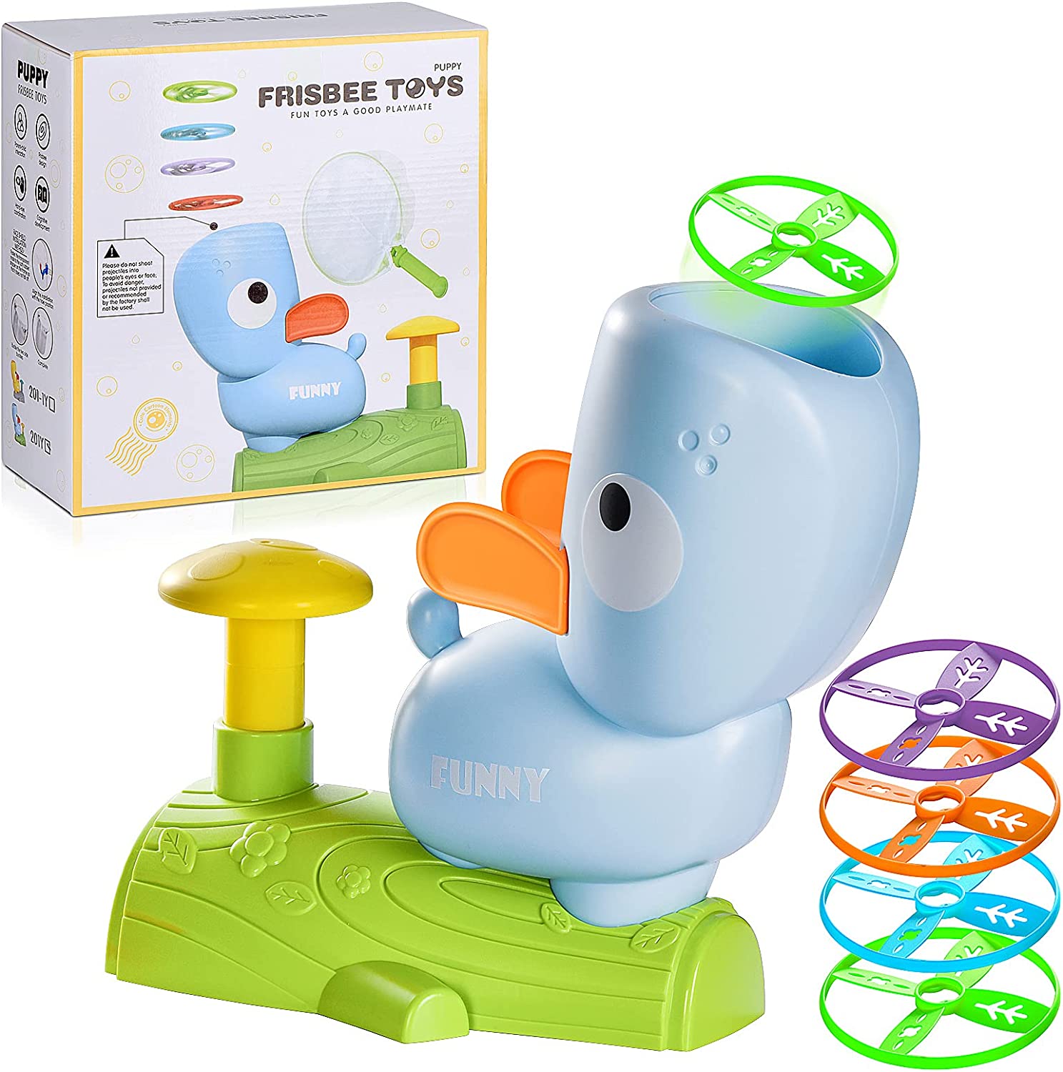 🎁Winter Sale 50%OFF🔥 Flying Disc Launcher Toy for Kids
